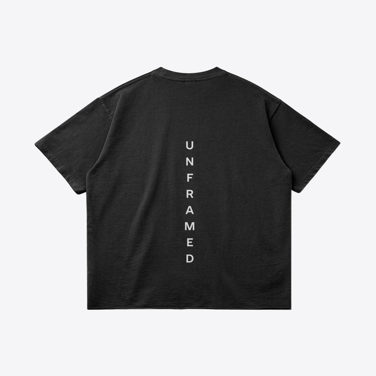 OVERSIZED HEM TEE FADED BLACK