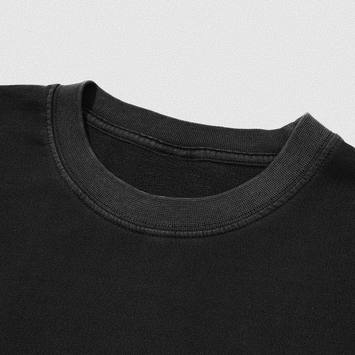 OVERSIZED HEM TEE FADED BLACK